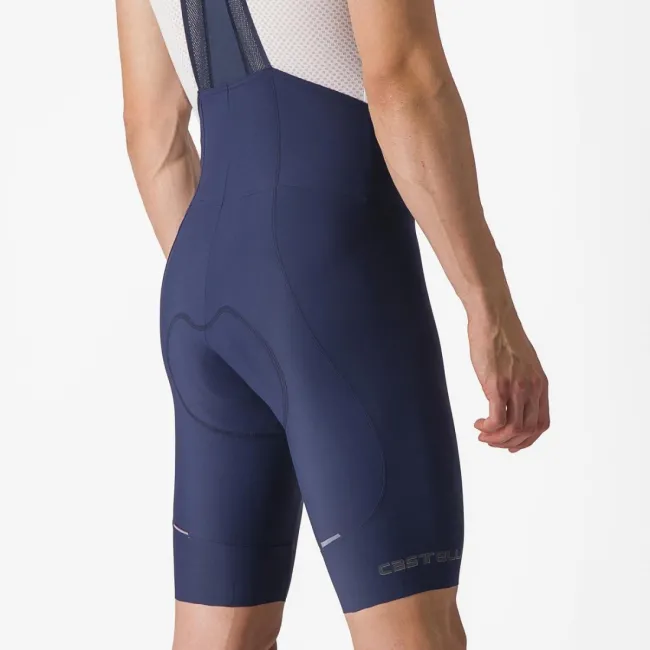 Pantaloni scurti cu bretele Castelli Espresso Indigo M