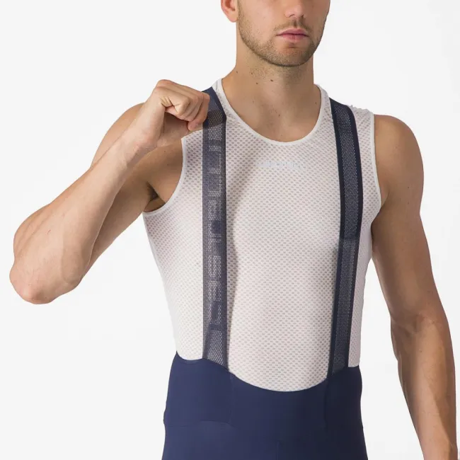 Pantaloni scurti cu bretele Castelli Espresso Indigo M