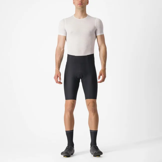 Pantaloni scurti cu bretele Castelli Espresso Negru XXL