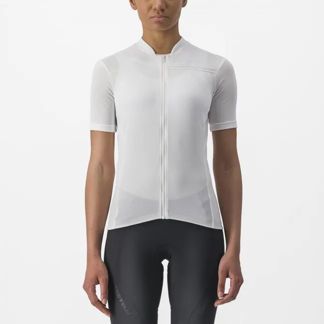 Tricou cu maneca scurta Castelli Anima 4 de dama Alb S