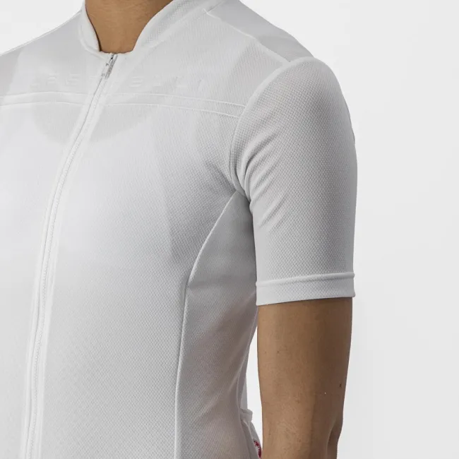 Tricou cu maneca scurta Castelli Anima 4 de dama Alb XS