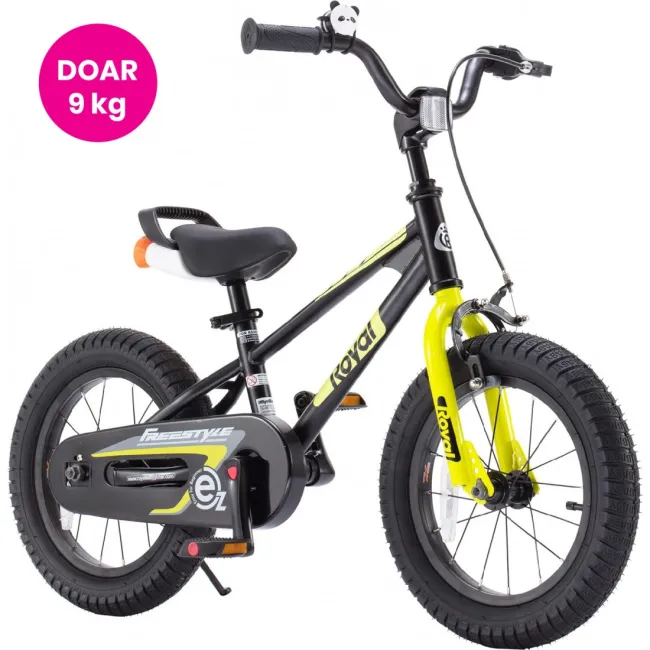 Bicicleta Copii Royal Baby EZ Freestyle - 16 Inch, Negru