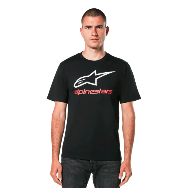 Tricou Alpinestars Always 2.0 CSF Tee Black/White/Red XXL