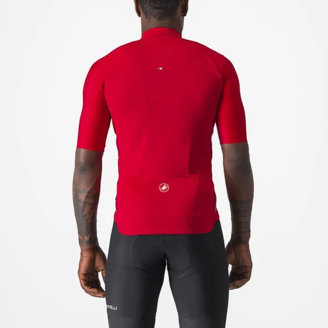 Tricou cu maneca scurta Castelli Prologo 7 Rosu/Alb/Negru L