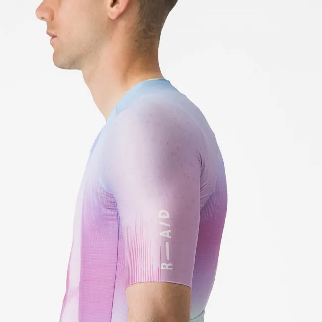 Tricou cu maneca scurta Castelli R-A/D Violet Multicolor S