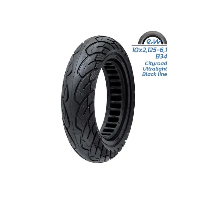 Anvelopa plina trotineta 10x2.125 Black Line