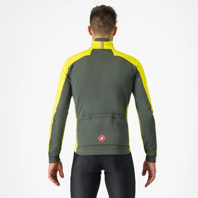 Jacheta Castelli Entrata Galben Fluo/Kaki XXL