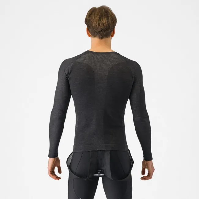 Bluza de corp Castelli Merino Seamless Negru L/XL
