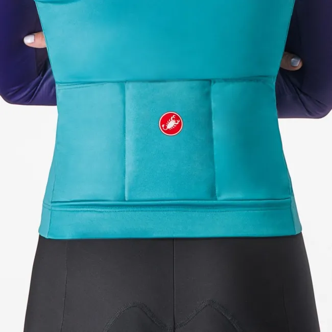 Tricou cu maneca lunga Castelli Tornare de dama Mov/Bleu L