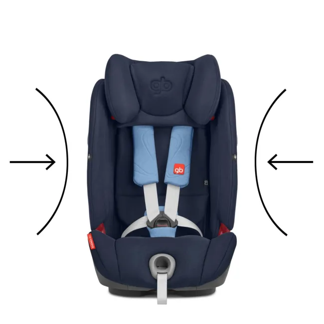 Scaun auto copii, cu Isofix Gb Everna-fix, 9-36 Kg - Albastru