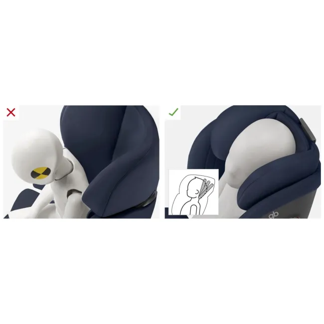 Scaun Auto cu Isofix Gb Everna-fix 9-36 Kg - Negru