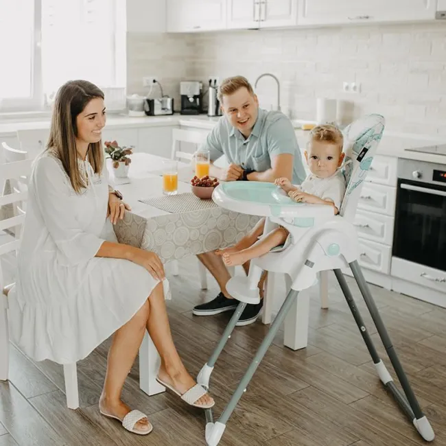 Scaun De Masa Bebe Coccolle Fino, Turcoaz