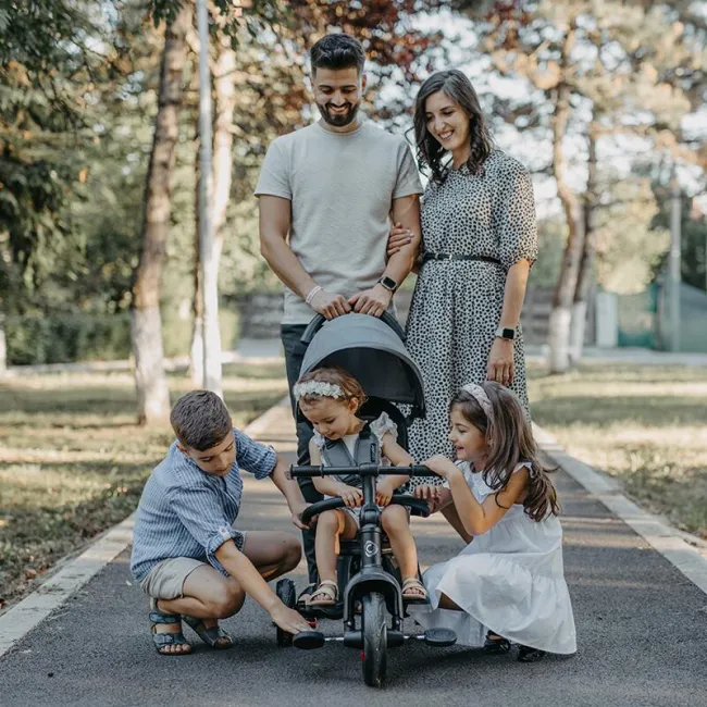 Tricicleta multifunctionala Coccolle Alegra Chili pepper