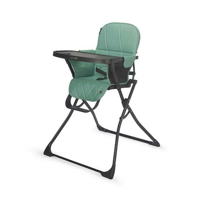 Scaun de luat masa Coccolle Miso Emerald green