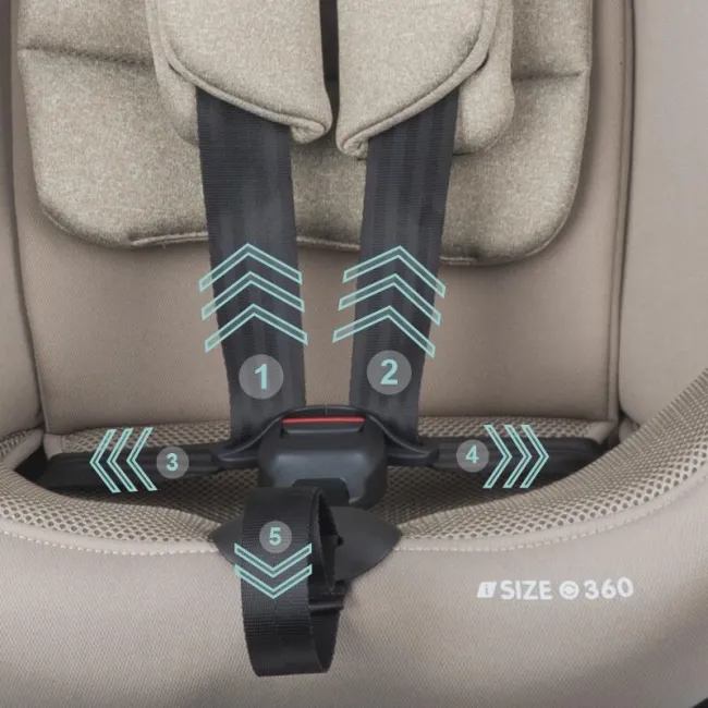 Scaun auto iSize 40-150 cm Coccolle Nova Sand beige