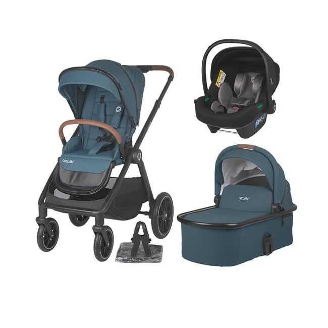 Sistem modular 3in1 Coccolle Aspen Ocean blue + Scoica auto
