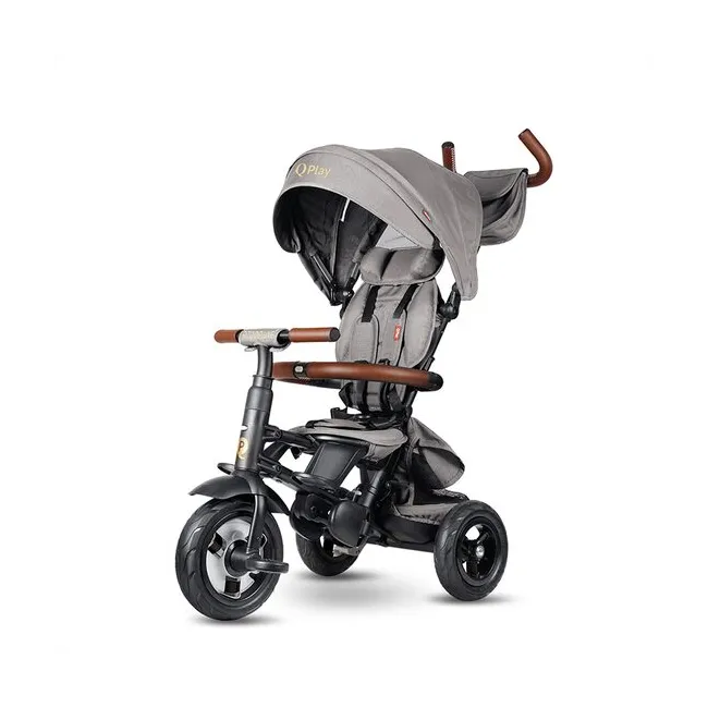 Tricicleta pliabila Qplay Rito Deluxe Gri