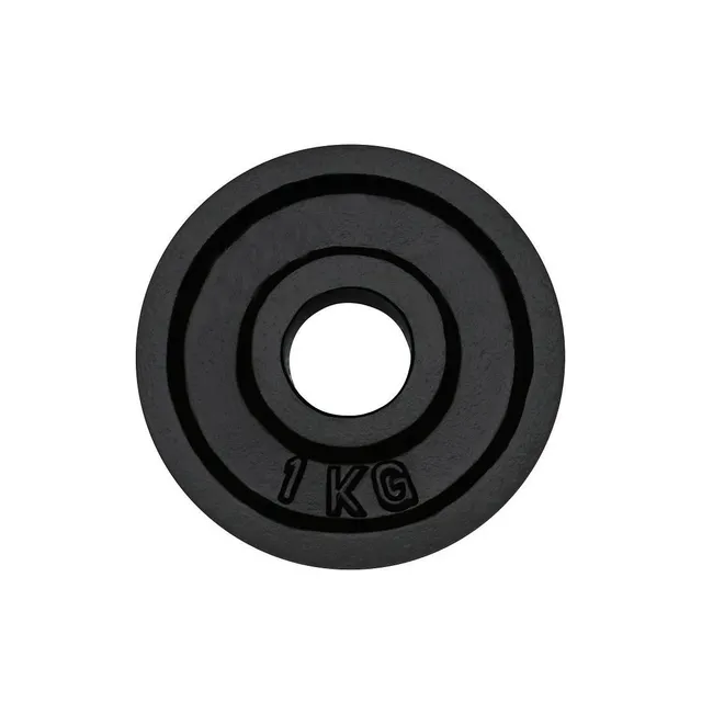 Disc Greutate Dhs Otel, 1 Kg, Negru