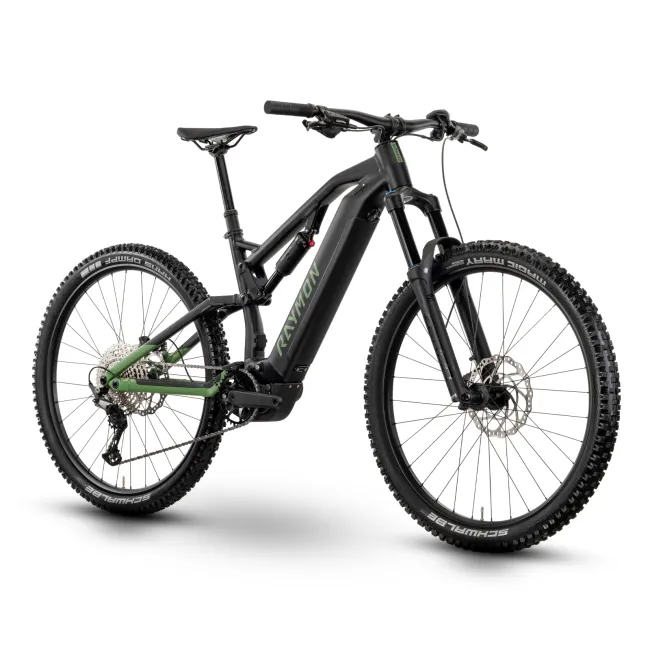 Bicicleta Electrica Raymon Full Suspension Trailray 150 2025 - 29 Inch, L, Negru - Deore