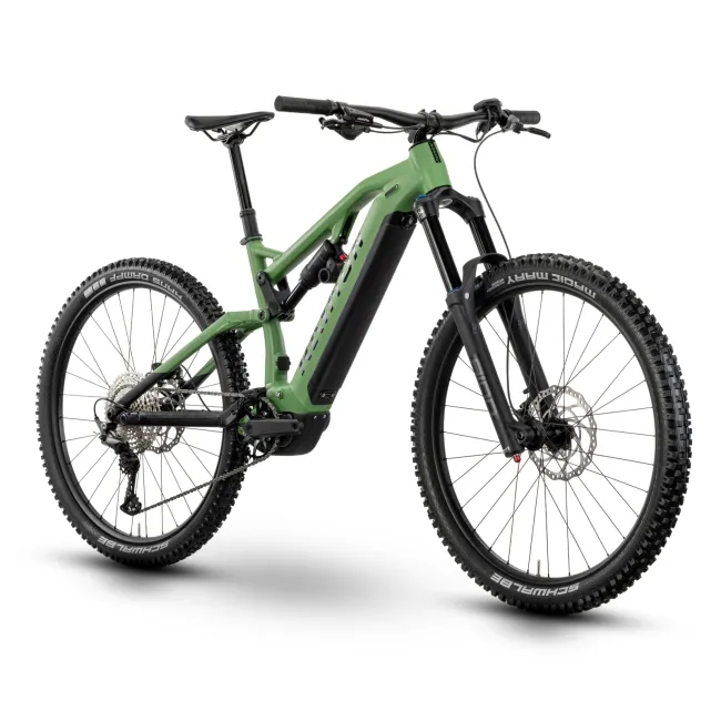 Bicicleta Electrica Raymon Full Suspension Trailray 170 2025 - 29 Inch, M, Verde - Deore