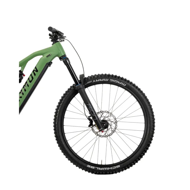 Bicicleta Electrica Raymon Full Suspension Trailray 170 2025 - 29 Inch, L, Verde - Deore