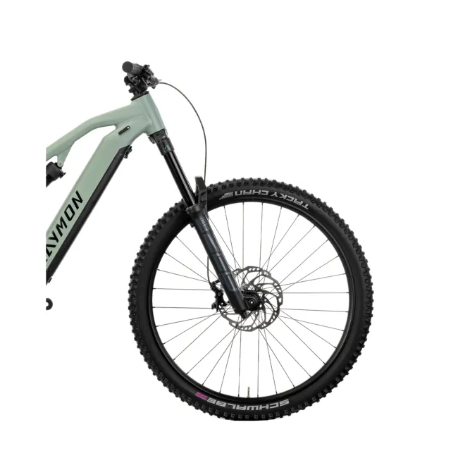 Bicicleta Electrica Raymon Full Suspension Trailray 150 Pro 2025 - 29 Inch, L, Verde - SLX