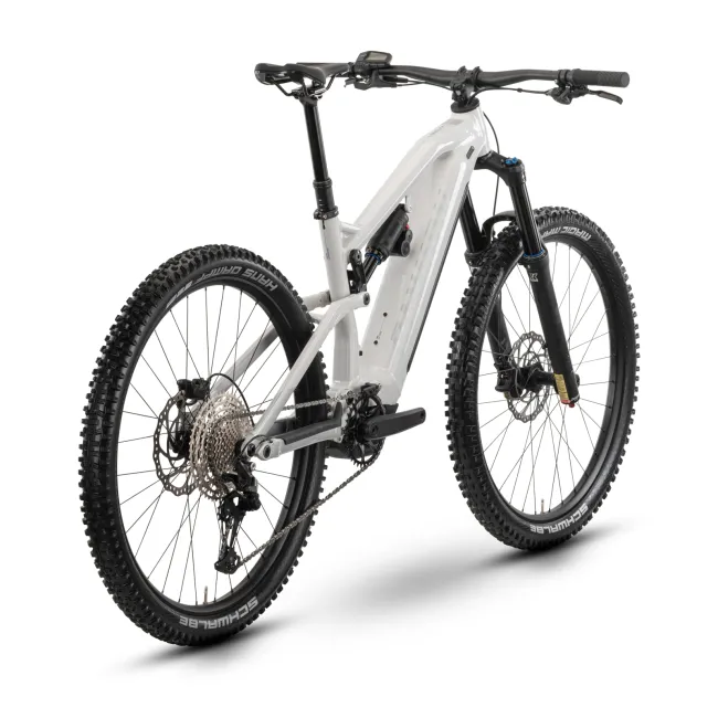 Bicicleta Electrica Raymon Full Suspension Trailray 170 2025 - 29 Inch, L, Alb - Deore