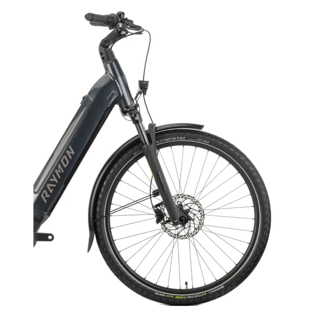 Bicicleta Electrica Raymon Oras Metmo CB 2025 - 27.5 Inch, S, Gri - Nexus