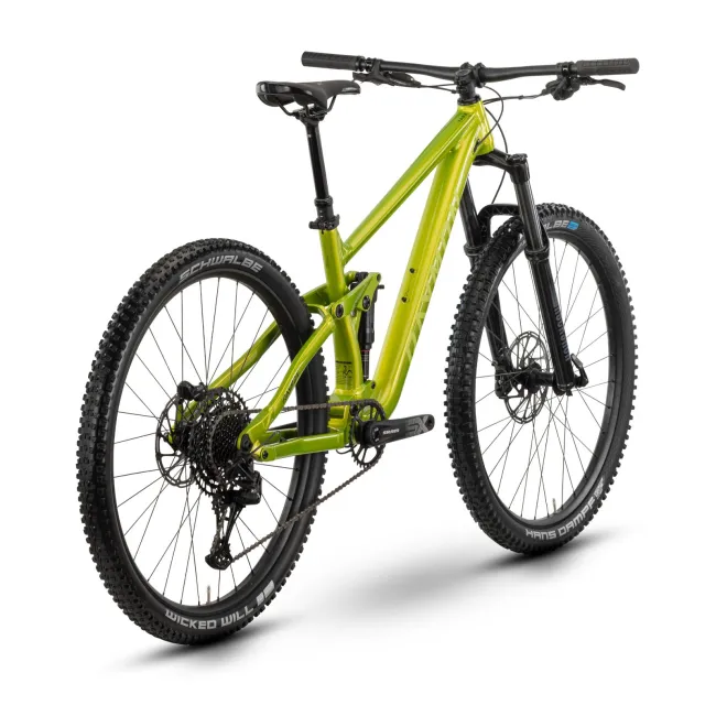 Bicicleta Full Suspension Raymon Yara 150 Pro 2025 - 29 Inch, M, Verde Neon - SX