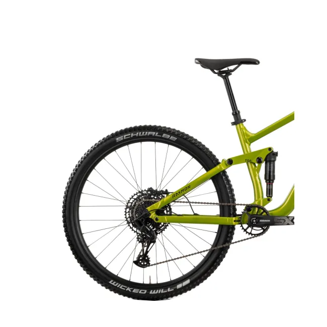 Bicicleta Full Suspension Raymon Yara 150 Pro 2025 - 29 Inch, M, Verde Neon - SX