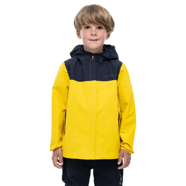 JACHETA CUBE ATX RAIN ROOKIE YELLOW/BLACK XS