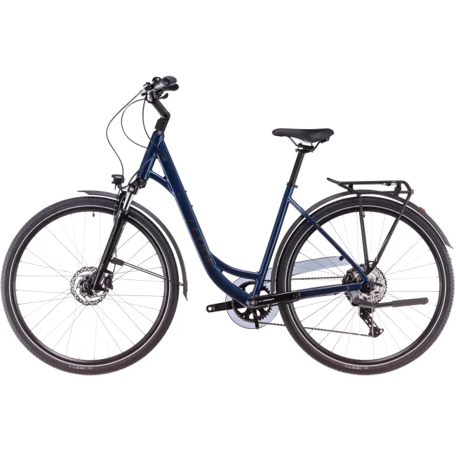 BICICLETA CUBE TOURING ONE EASY ENTRY DEEPSEA BLACKCHROME 2025 53 cm