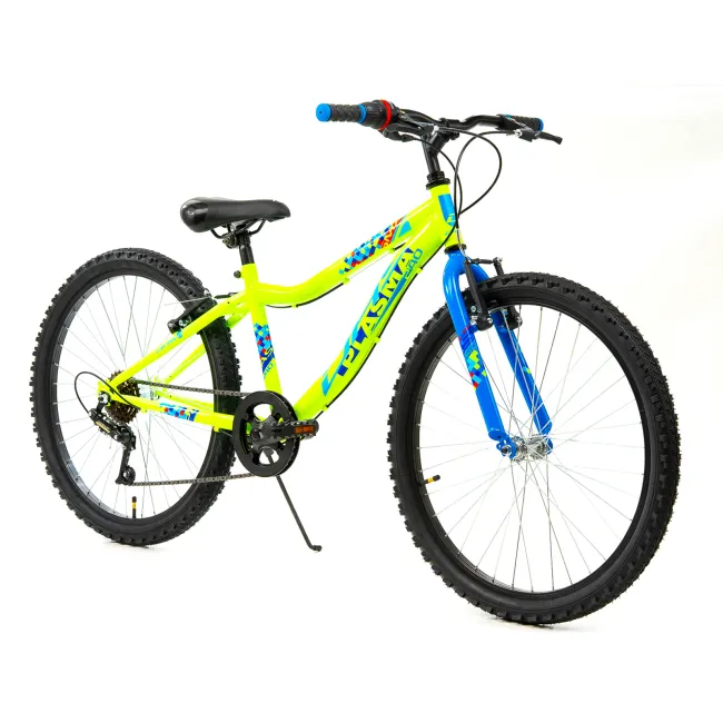 Bicicleta Copii DHS Plasma - 24 Inch, Galben