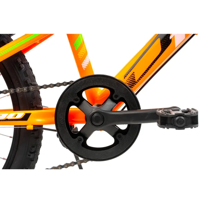 Bicicleta Copii DHS Turbo - 20 Inch, Portocaliu