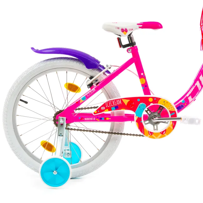 Bicicleta Copii DHS Icecream - 20 Inch, Roz