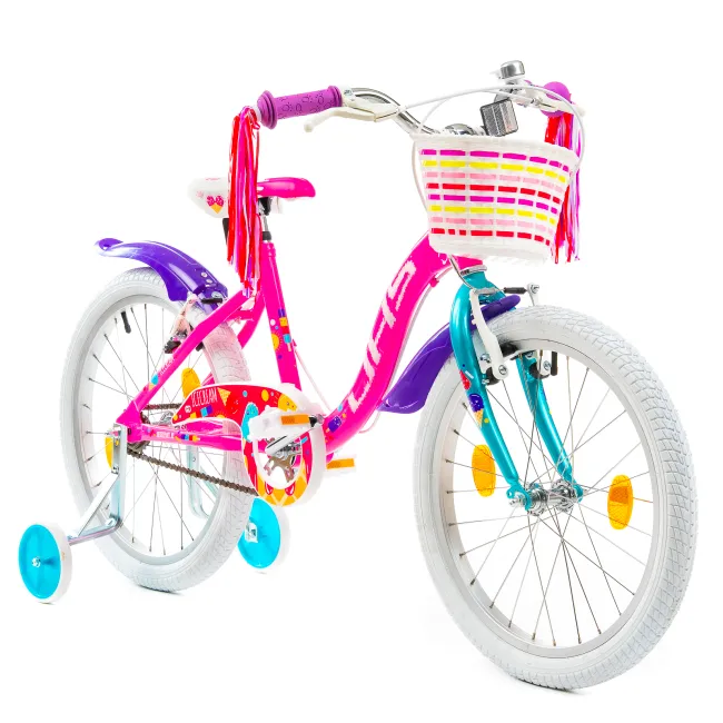 Bicicleta Copii DHS Icecream - 20 Inch, Roz