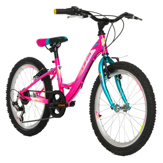 Bicicleta Copii DHS Modesty - 20 Inch, Roz