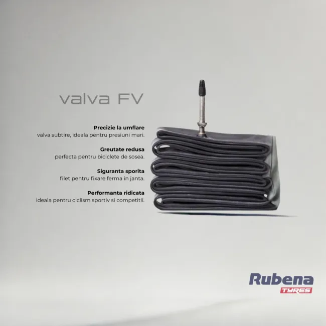 Camera Bicicleta Rubena Fv47 - 26 x 1.75 - 2.45 Inch