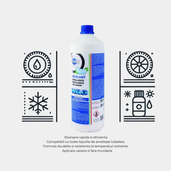 Lichid Transformare Tubeless Flacon, Rubena - 1 L, Gri