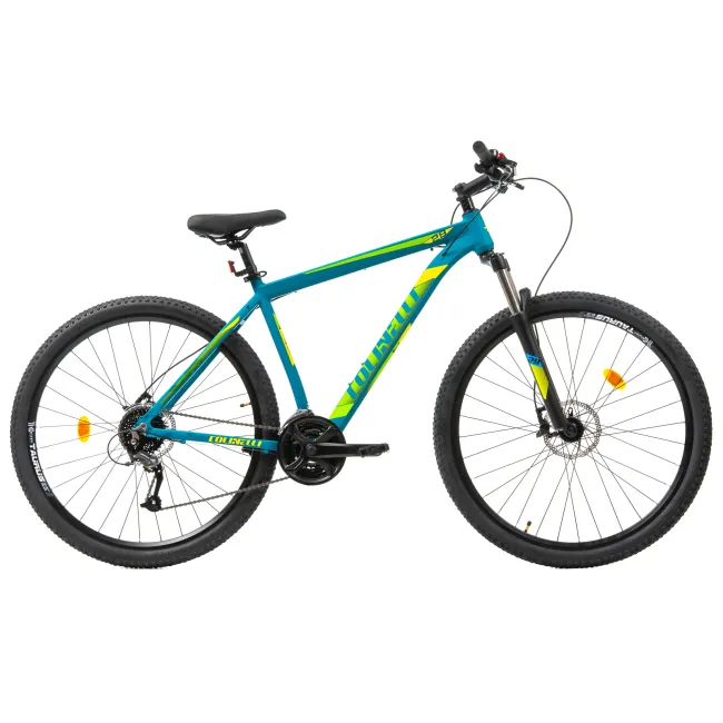 Bicicleta MTB Colinelli COL27, Marimea L, 29 inch, Verde, Schimbator Shimano Altus, 24 Viteze, Cadru Aluminiu, Frane pe Disc