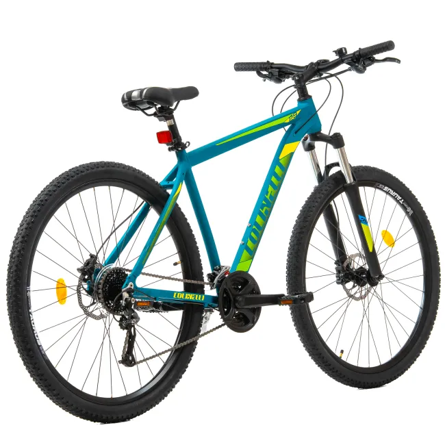 Bicicleta MTB Colinelli COL27, Marimea L, 29 inch, Verde, Schimbator Shimano Altus, 24 Viteze, Cadru Aluminiu, Frane pe Disc