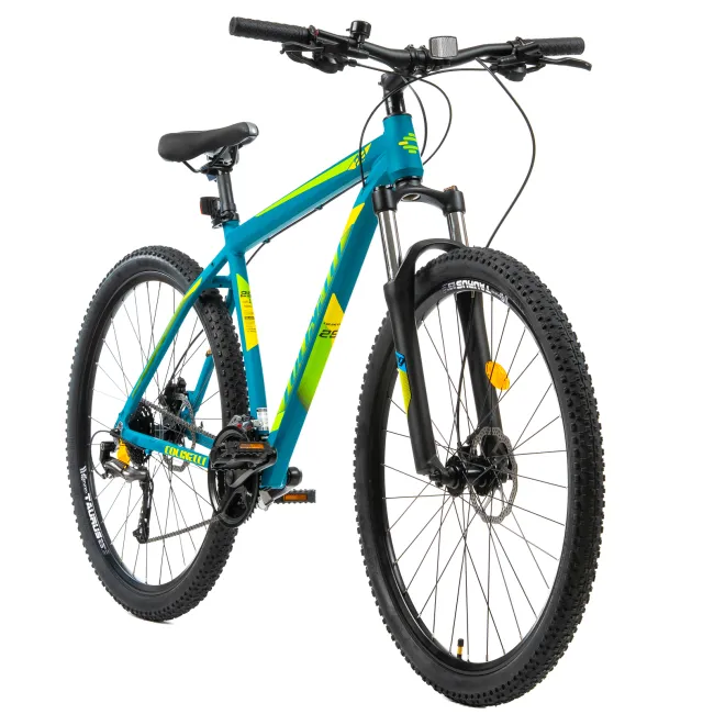 Bicicleta MTB Colinelli COL27, Marimea L, 29 inch, Verde, Schimbator Shimano Altus, 24 Viteze, Cadru Aluminiu, Frane pe Disc