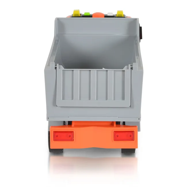 Camion basculanta 1:12 cu sunet si lumini, Moni, Portocaliu