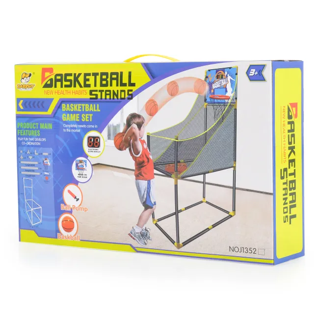 Cos de baschet cu tabel electronic de marcat si minge