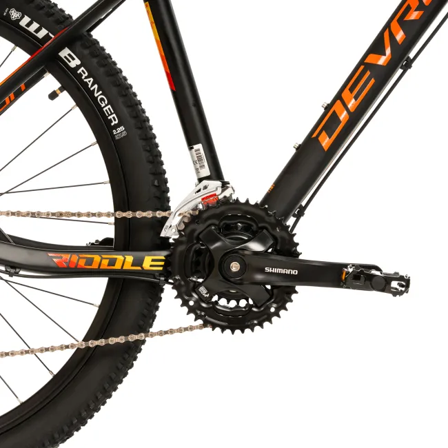 Bicicleta Mtb Devron Riddle RM1.7 2025 - 27.5 Inch, L, Negru