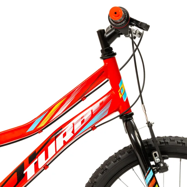 Bicicleta Copii DHS Turbo - 20 Inch, Rosu