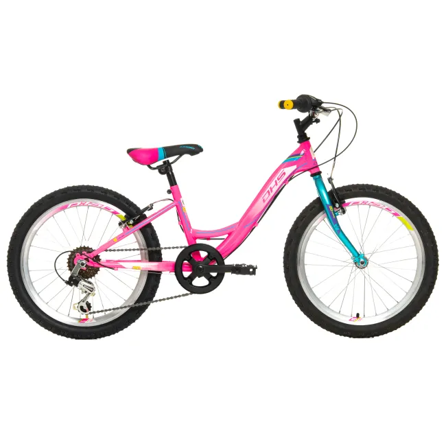 Bicicleta Copii DHS Modesty - 24 Inch, Roz