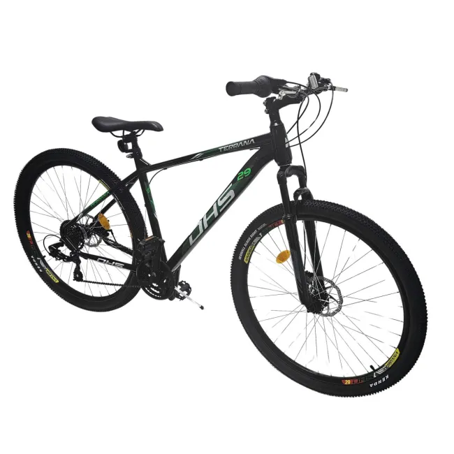 Bicicleta Mtb Dhs 2905 - 29 inch, M, Negru-Verde