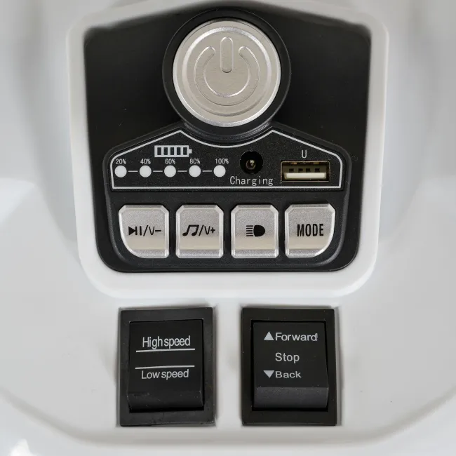 ATV electric Windy pentru copii 3 ani+, acumulator, MP3/USB si Bluetooth, 12V cu 4 motoare, Moni, Roz