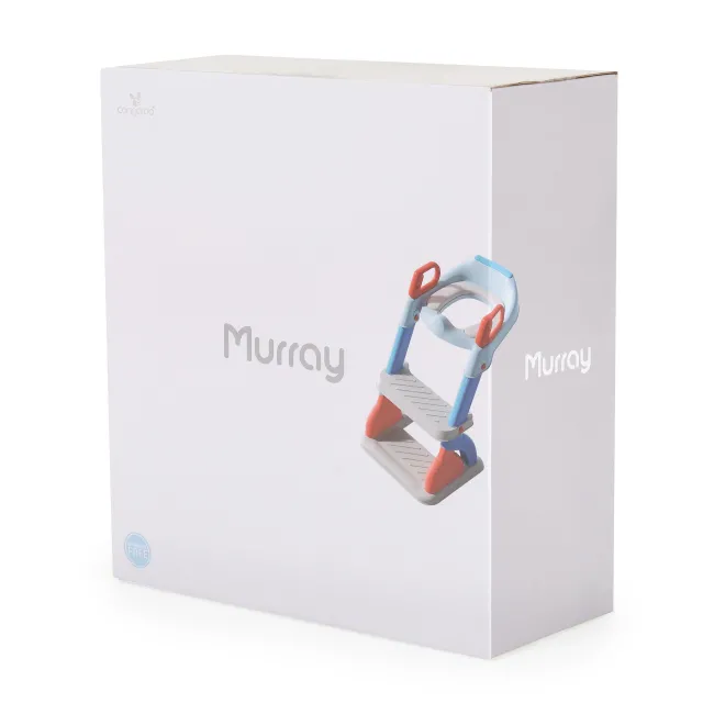 Adaptor toaletă cu scara Murray pentru bebelusi, Cangaroo, Albastru